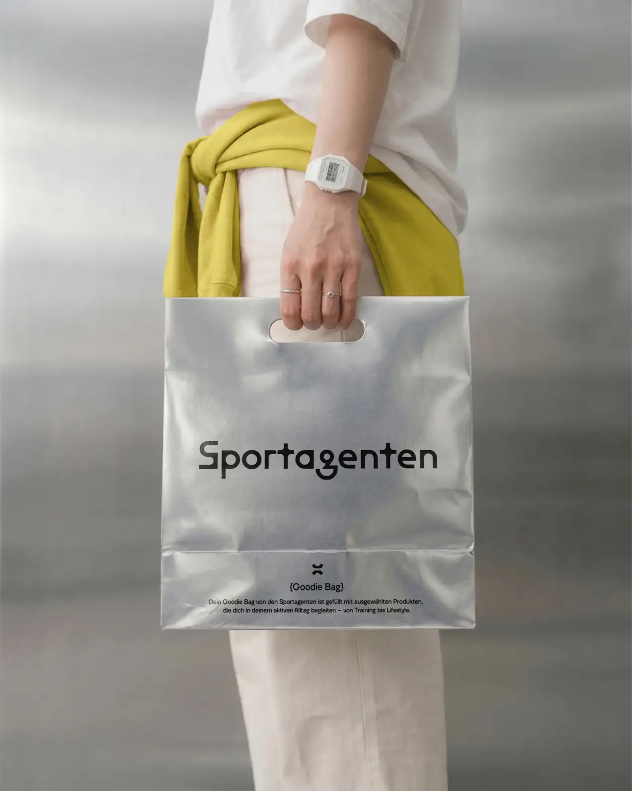 Gebrandete Goodie Bag von Sportagenten