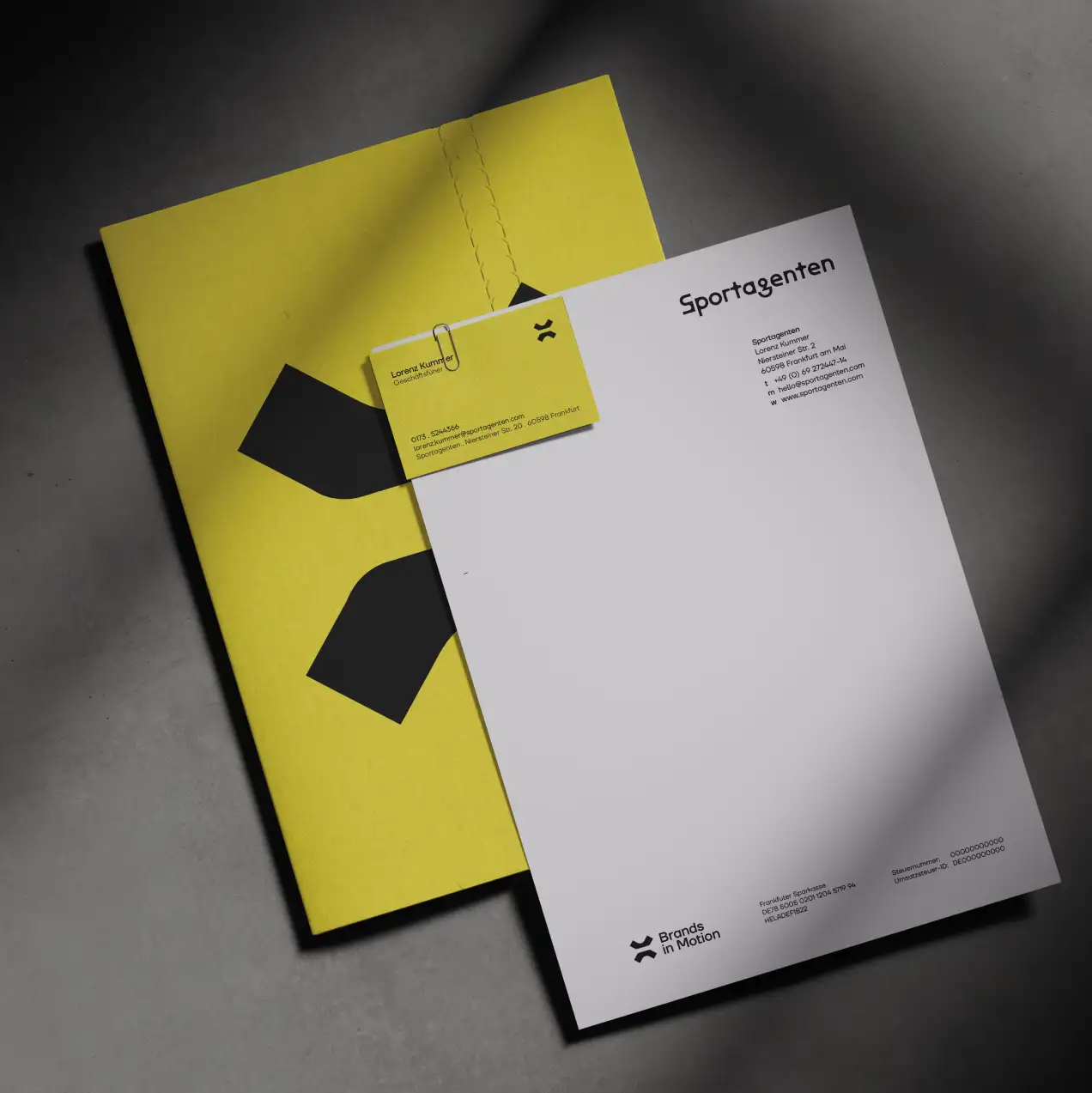Geschäftsausstattung im Corporate Design